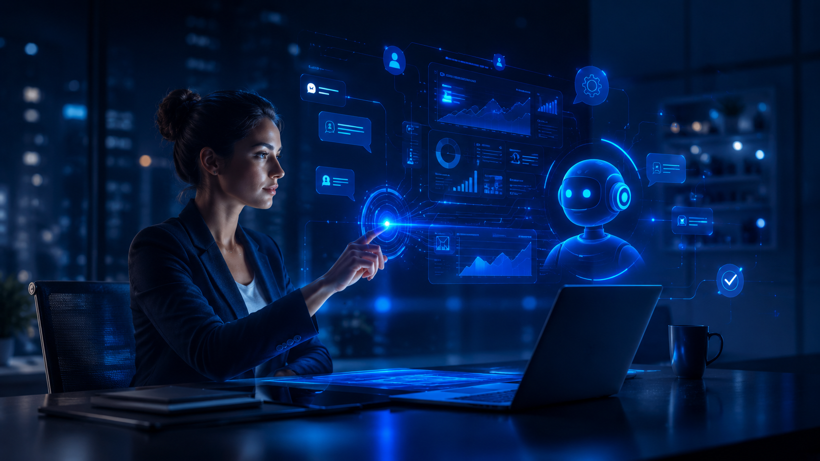 Technology and humans working together